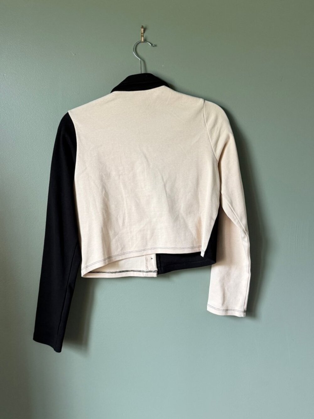 Violet Romance spliced top in black and white - UK14/US10 - Picture 9 of 9